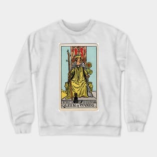 Queen of Wands Tarot Crewneck Sweatshirt